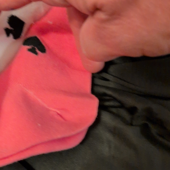 Kate Spade Vibrant Red,White and Pink Socks Perfect For Valentine's Day! - Picture 5 of 11